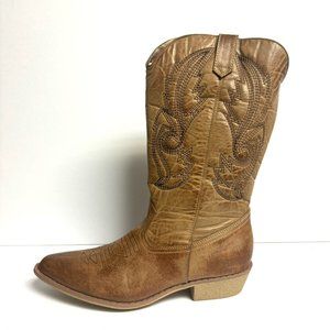 Matisse Womens Gaucho Western Boot Tan Size 9 M